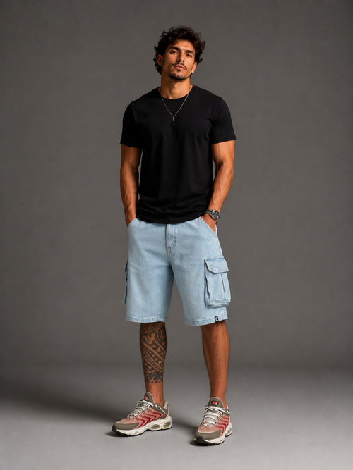 Bermuda Jeans Compton Cargo