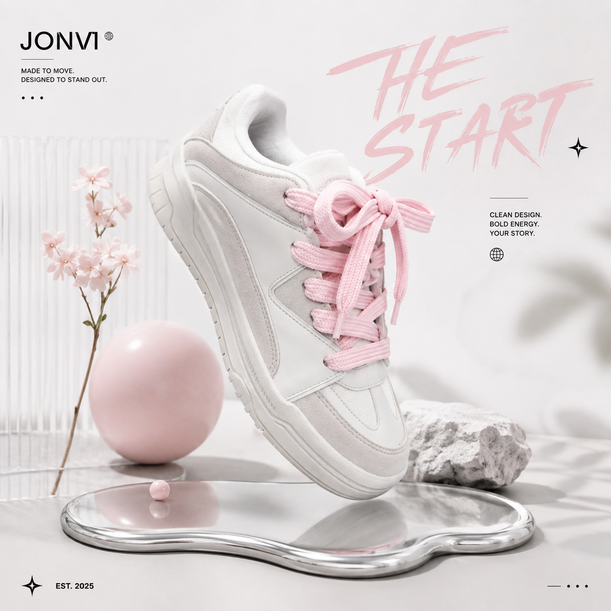 Tênis Jonvi Start Off White