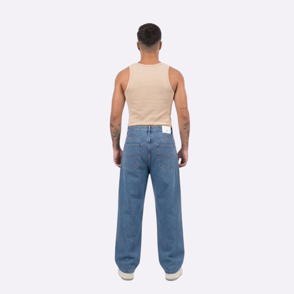 Calça Jeans Wide Leg JONVI
