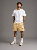 Short  Cargo Sarja Bege