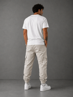 Calça  Jogger Cargo Bege