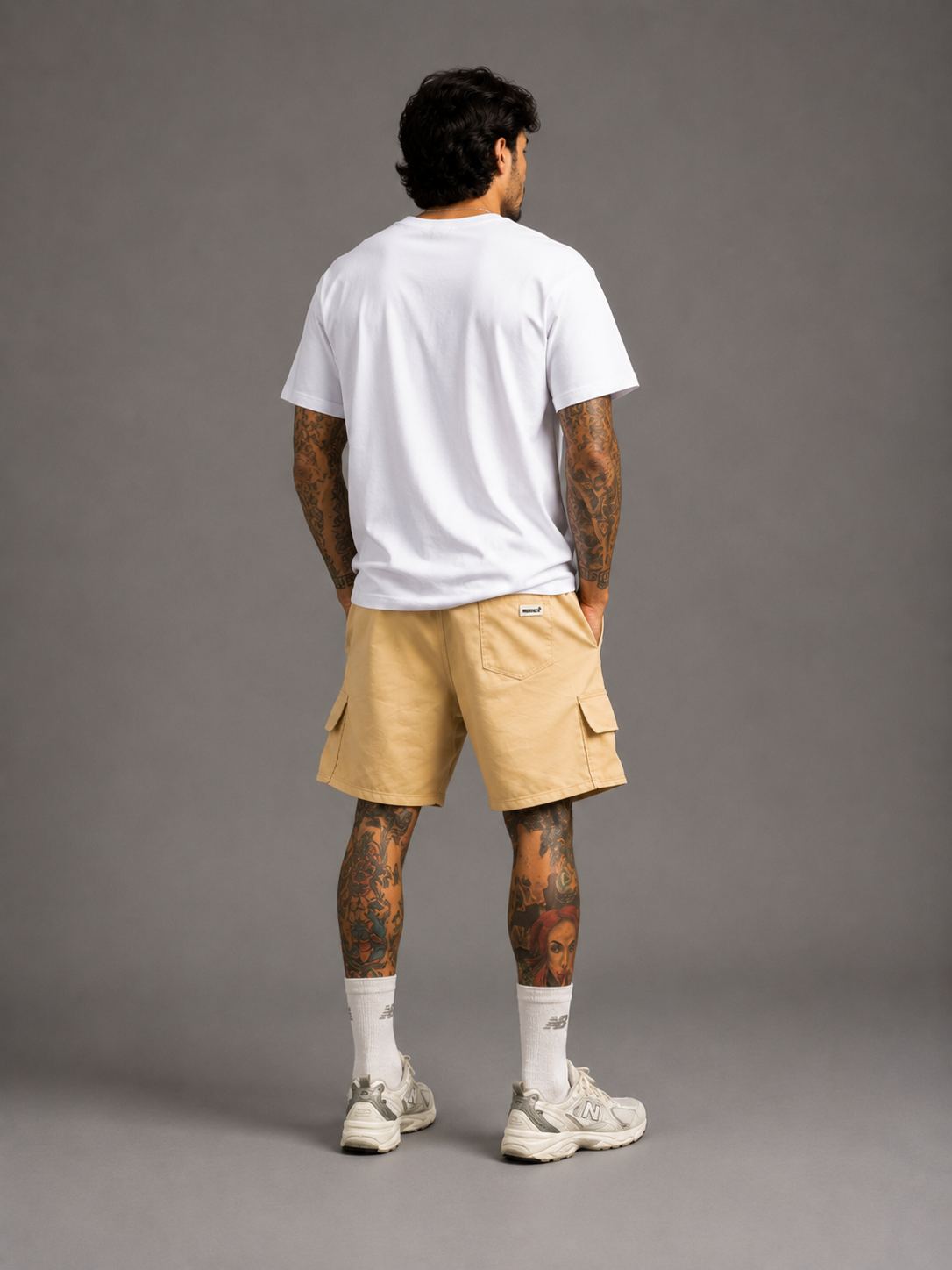 Short  Cargo Sarja Bege