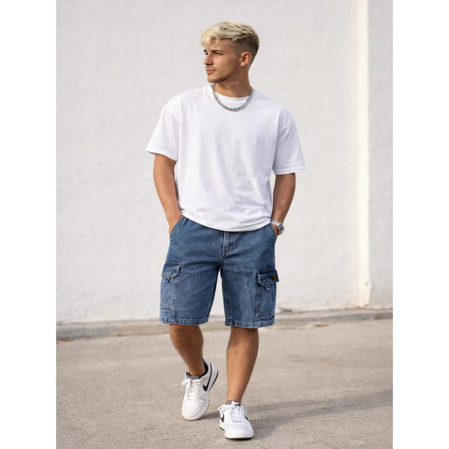 Bermuda jeans baggy cargo Austin