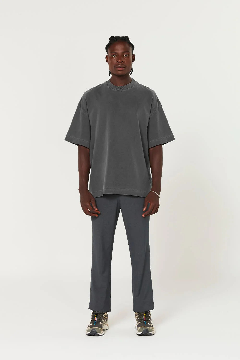 Camiseta Heavy Oversized - Chumbo
