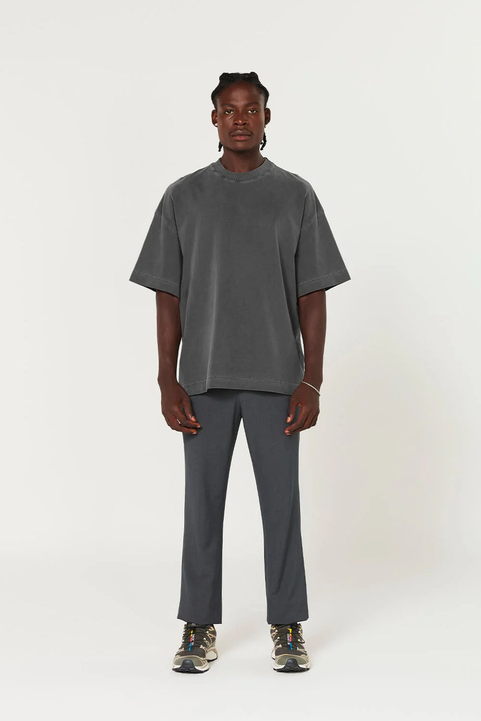 Camiseta Heavy Oversized - Chumbo