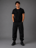 Calça Jogger Cargo Preto